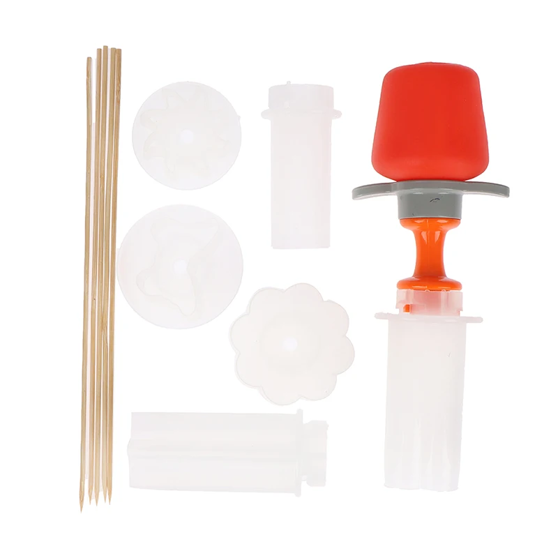 

Plastic Vegetable Fruit Cutter Slicer Veggie Mold Set DIY For Cakes Cookie Decorating Molds Kitchen Tools Accessories