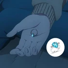 Аниме фильм меч искусство онлайн ординамальный масштаб ALfheim онлайн Kirito Yuuki Asuna Yui влюбленные Косплей кольца аксессуары Подарочная бутафория