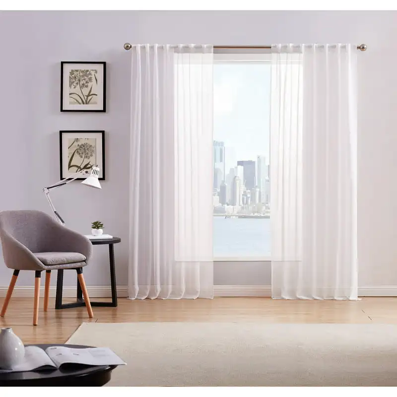 

50x84 White Window Panel Pair