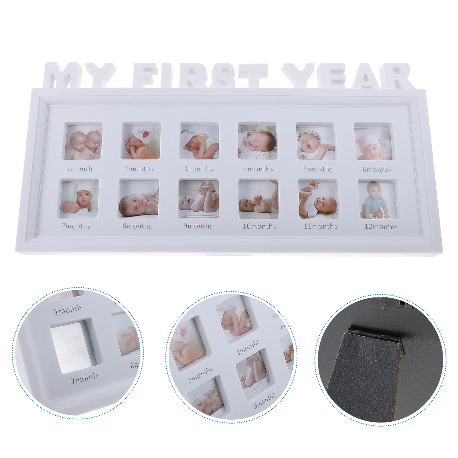 

Girls Birthday Presents Newborn Baby Photo Frame Wall Hanging Boy White Child