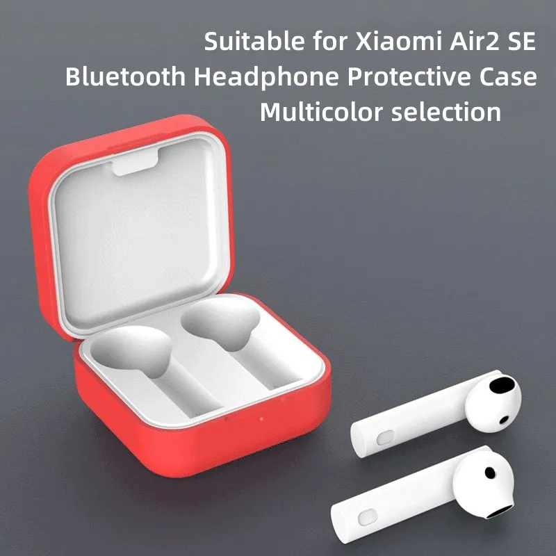 

For Xiaomi Air2 SE Bluetooth Headphone Protective Case Drop-resistant Simple Solid Color Silicone Xiaomi Air2SE Protective Case