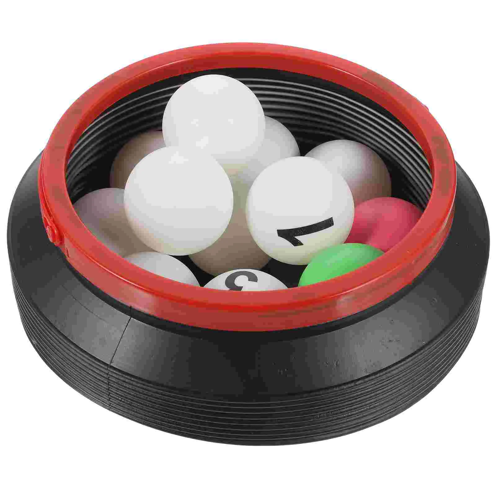 

13pcs Lottery Balls Multi- Color Bingo Balls Table Tennis Balls Printed Pong Balls for Lottery Game Party Favors with Storage