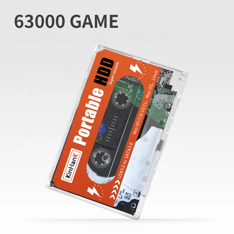Внешний игровой жесткий диск 2t Hdd 2 5 супер консоль для ПК с 63000 + играми ретро
