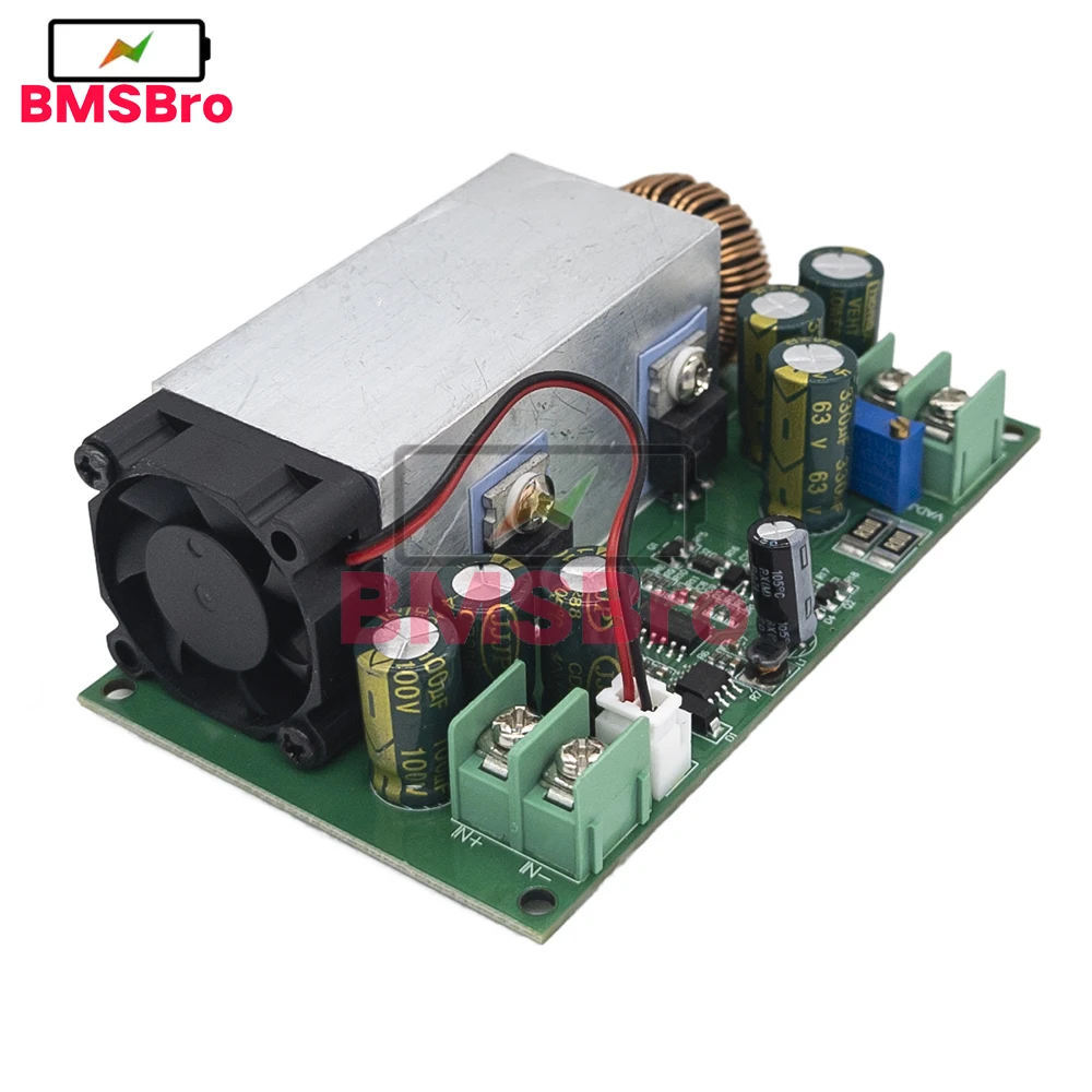 

Регулируемый понижающий преобразователь 12-75В до 5-50В 25А