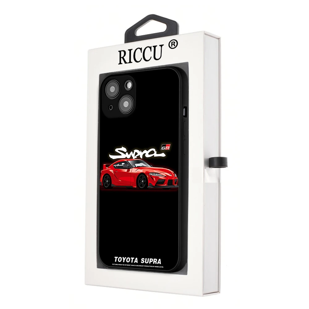 

RICCU FOR IPhone 14 Japanese Red Supra 2JZ Phone Case IPhone 14 11 12 Pro 8 7 Plus X 13 Pro MAX SE2020 6 Plus XR XS 13 Covers