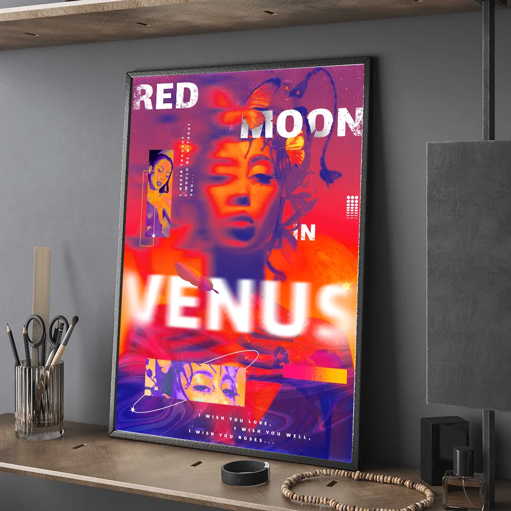 K-Kali U-Uchis хорошее качество принты и постеры винтажная комната домашний бар кафе