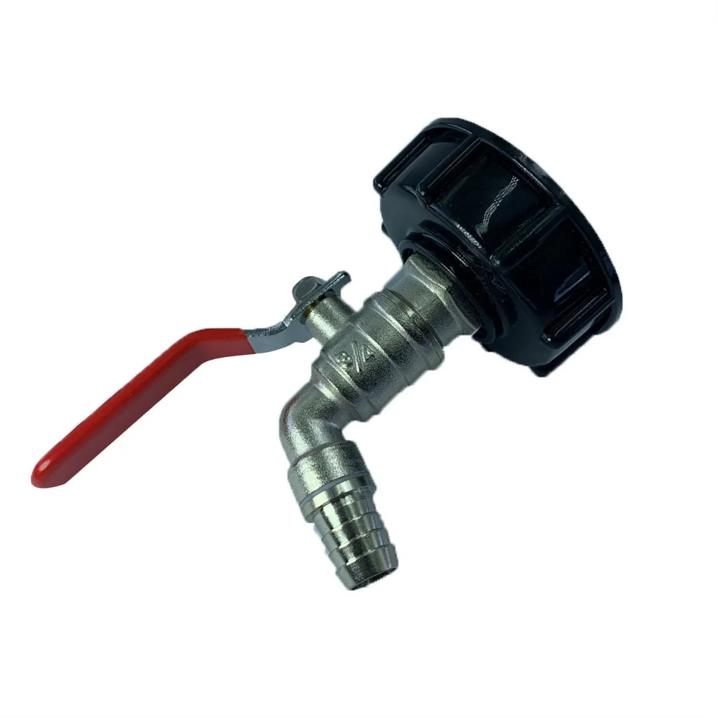 

IBC Container 16mm Faucet Valve Adapter Fitting Tap Garden Hose Stainless Steel PVC Connector Home Replacing Parts 60mm Inlet