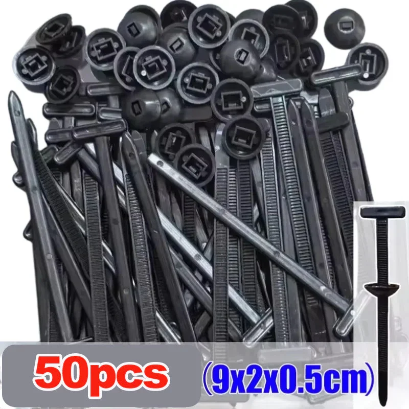 Пластиковая самоблокирующаяся пряжка для кабельной стяжки