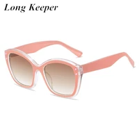 women sunglasses new fashion gradient brand designer cat eye female gradient points sun glasses big oculos feminino de sol uv400