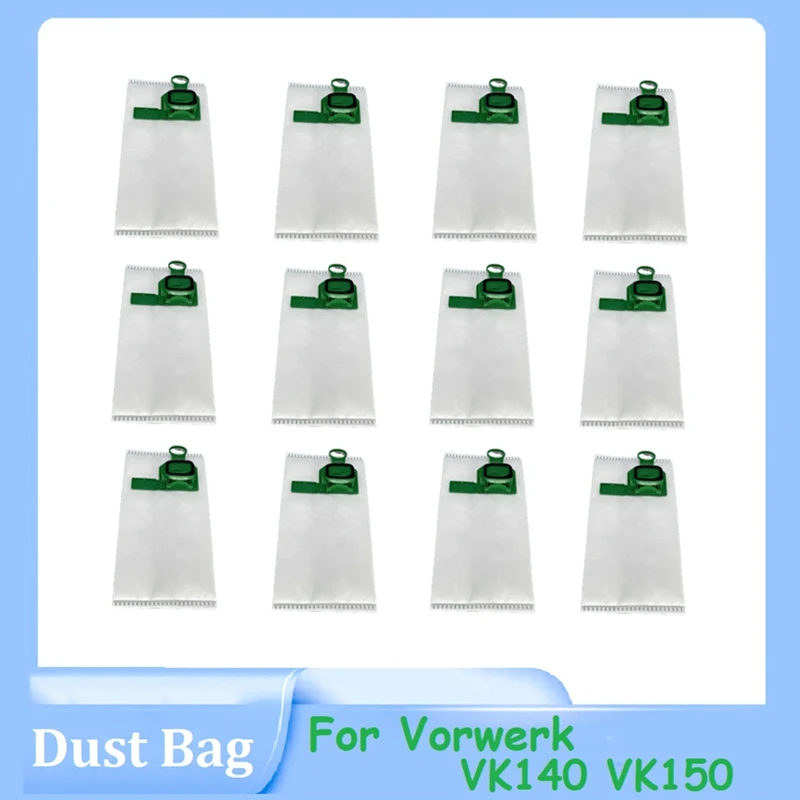 

12 шт. пылесборник для Vorwerk VK140 VK150 Робототехника пылесос FP 140 / 150 запасные части