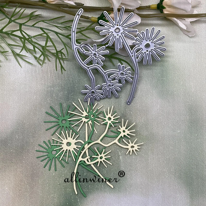 

New Flower branches Metal Cutting Dies Stencils For DIY Scrapbooking Decorative Embossing Handcraft Die Cutting Template