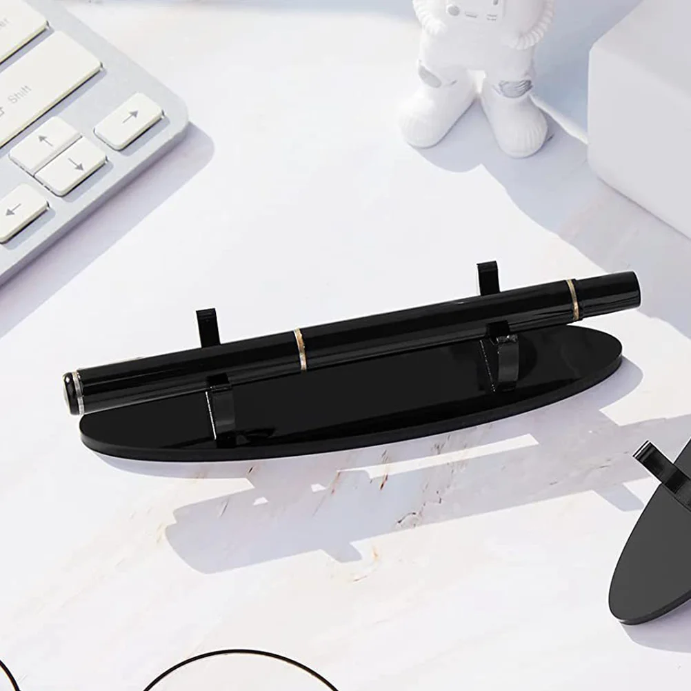 

4 Pcs Eyebrow Pen Holder Nail Brush Stand Office Display Bracket Acrylic Organizer Show