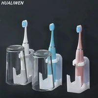 creative traceless stand rack organizer wall mounted holder space saving electric toothbrush holder bathroom accessories