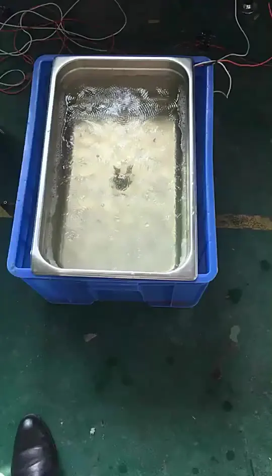 

40khz Electric New Material Hydraulic Parts Single Slot Ultrasonic Cleaning Machine 27L 500w