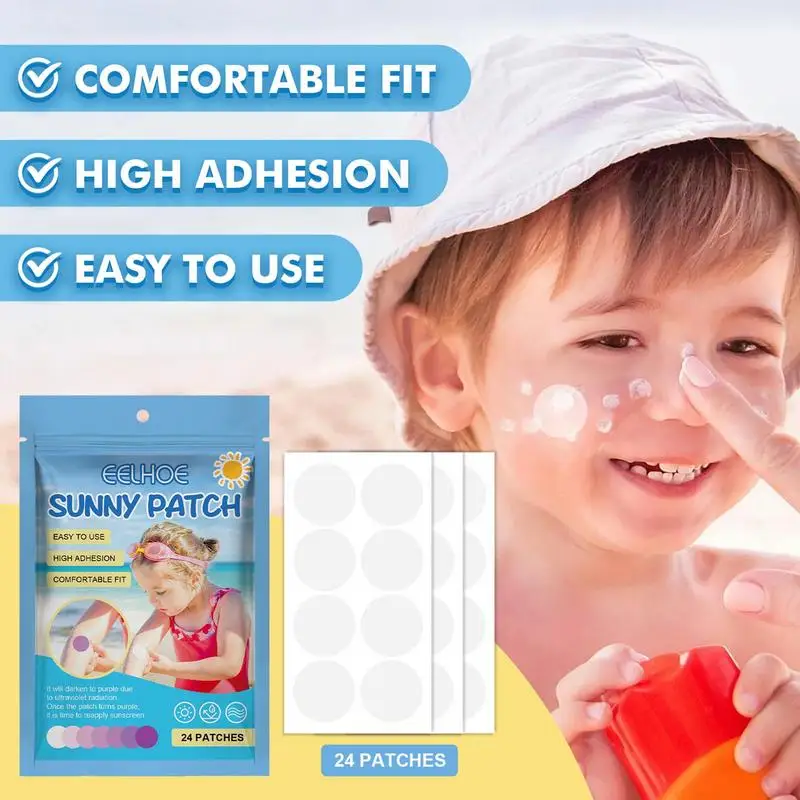

Sunscreen Patch For Face UV Dots Sun Stickers UV Patch UV Adhesive Sunblock Face Stick Waterproof Self Adhesive Garden Picnic