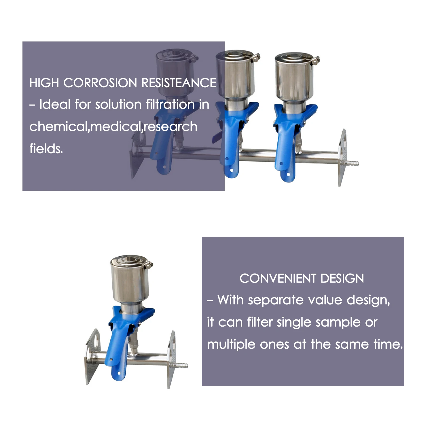1/3/6-ходовые ветки система вакуумной фильтрации коллекторы мембранная воронка