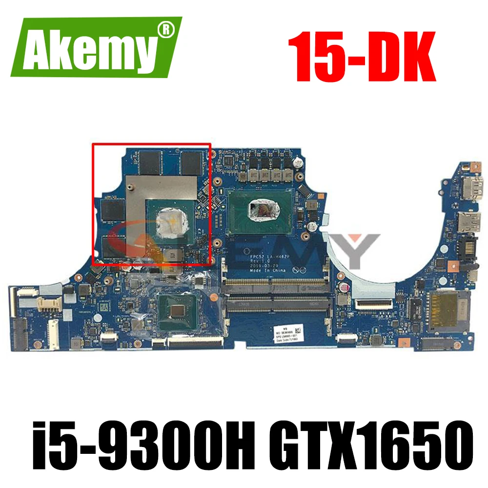 

FOR HP 15-DK Laptop motherboard FPC52 LA-H462P with SRFCR i5-9300H CPU N18P-G0-MP-A1 GTX1650 100% fully tested