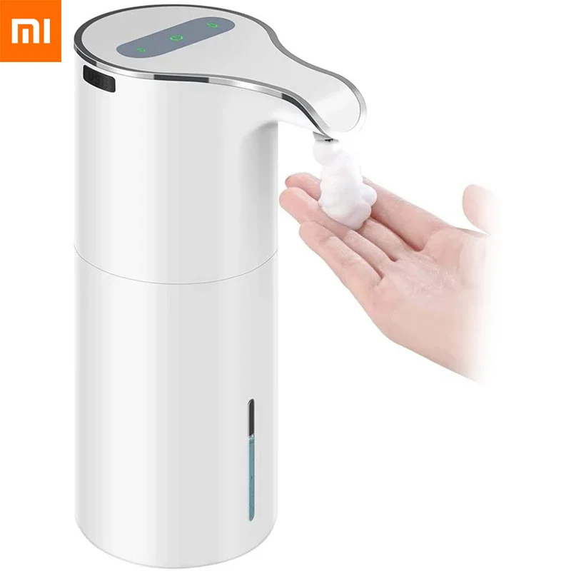 

XIAOMI NEW 450Ml Automatic Soap Dispenser Touchless Foaming Soap Dispenser Rechargeable Waterproof Foam Soap Pump Dispenser Mi