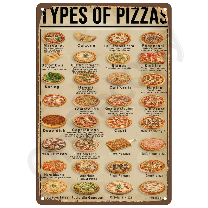 Винтажные металлические вывески для дома