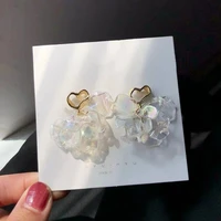 2022 arrival vintage fashion pendant earrings for women korean jewelry wedding party girls luxury sequins drop earrings