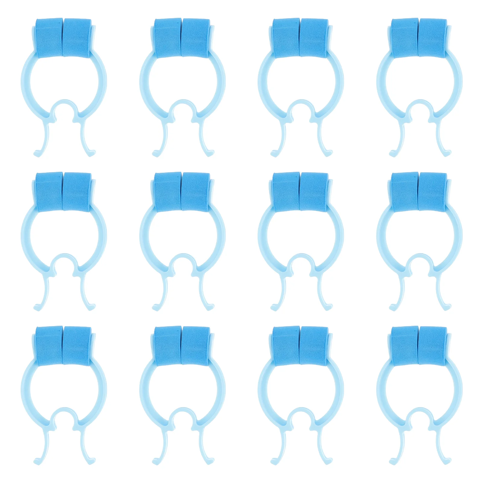 

1 Set 12Pcs Nosebleed Stoppers Nosebleeds Clips Nasal Clips (Sky-blue)
