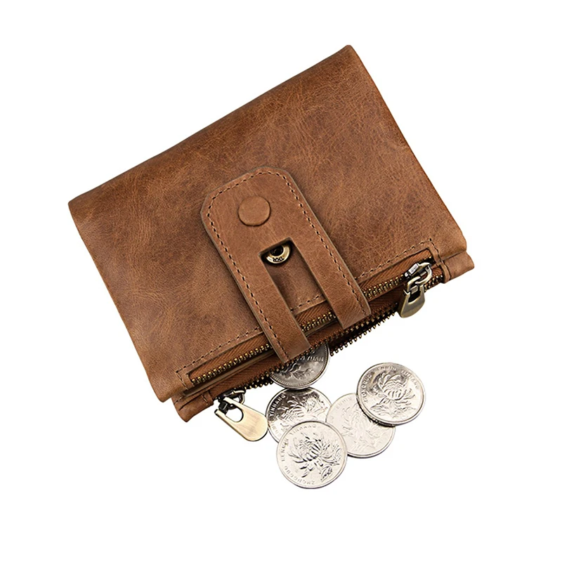 Короткий кошелек из натуральной кожи для мужчин и женщин бумажник роскошные