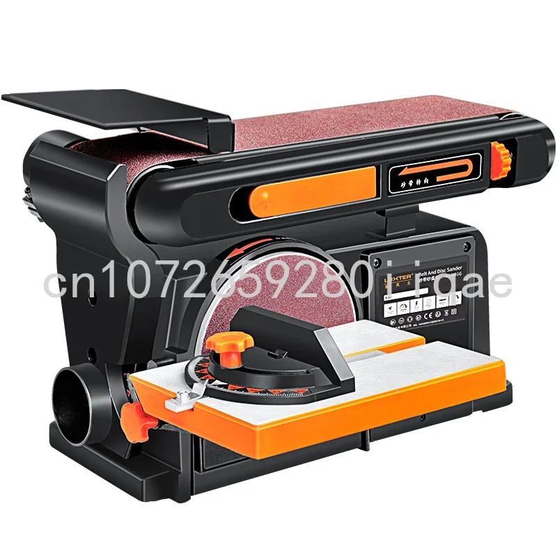 

220V High-Power Abrasive Belt Sanding Machine Sandpaper Polishing Machine 0-45° Angle Adjustable Electric Woodworking Sander