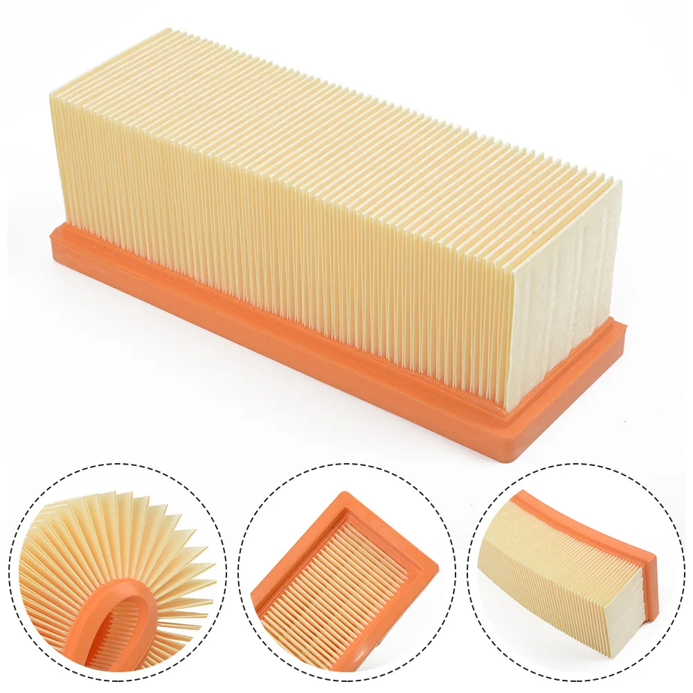 

Фильтр плоский складной для пылесоса Karcher SE3001 SE 2001 SE6.100 K2701 K2601 6,414-498,0, 1 шт.