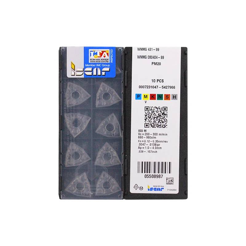 10шт ISCAR WNMG WNMG08 080404 080408 99 PP TF PM20 IC907 IC8250 IC807 IC9250 Токарные станки с ЧПУ Твердосплавные