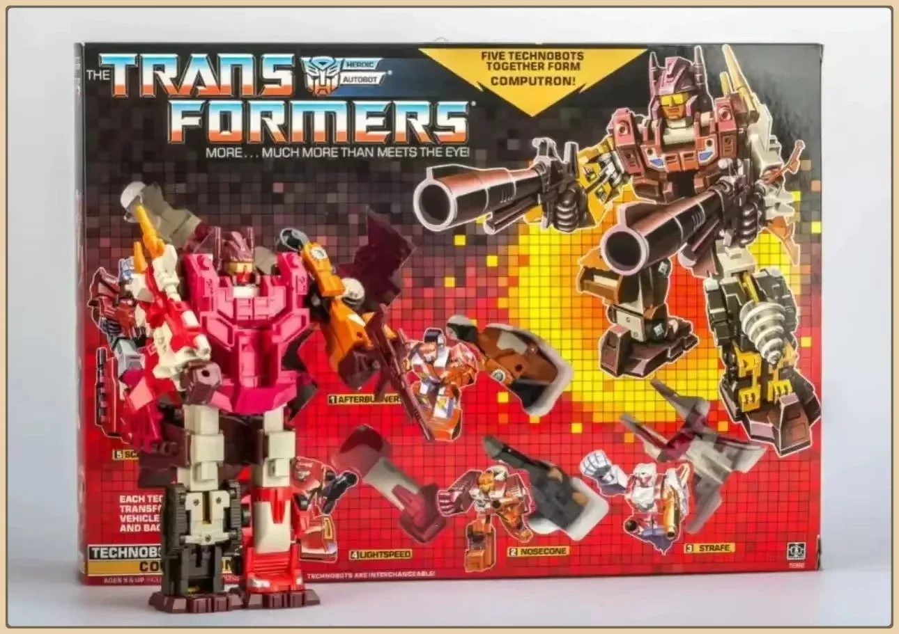 Фото В наличииTransformetion G1 Reissue KO OP Prime Menasor Wheeljack Grimlock Shockwave Insecticions ActionFigure Коллекция игрушек в подарок №3