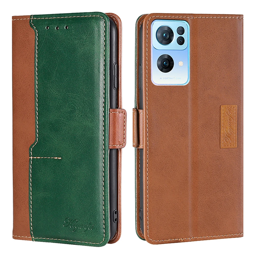 

Кожаный чехол-книжка с подставкой для OPPO C21Y C25Y C11 C20 C17 C15 C12 Narzo 20 30A 20A Realme 7i C3 C3i X50 Pro