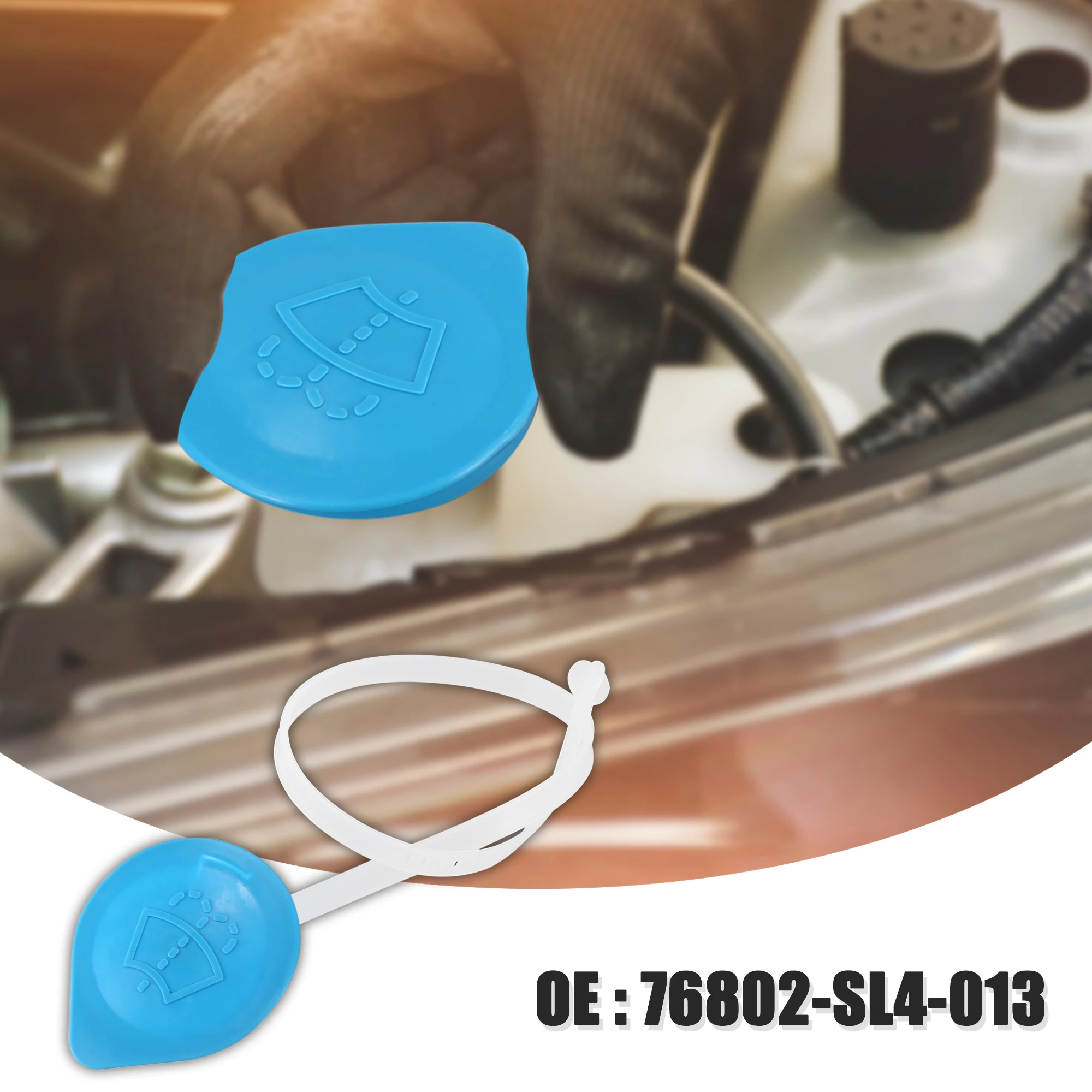 

X Autohaux 76802-SJD-003 Car Windshield Washer Bottle Reservoir Tank Cap For HONDA-CRV 2007-2012 Washer Bottle Cap