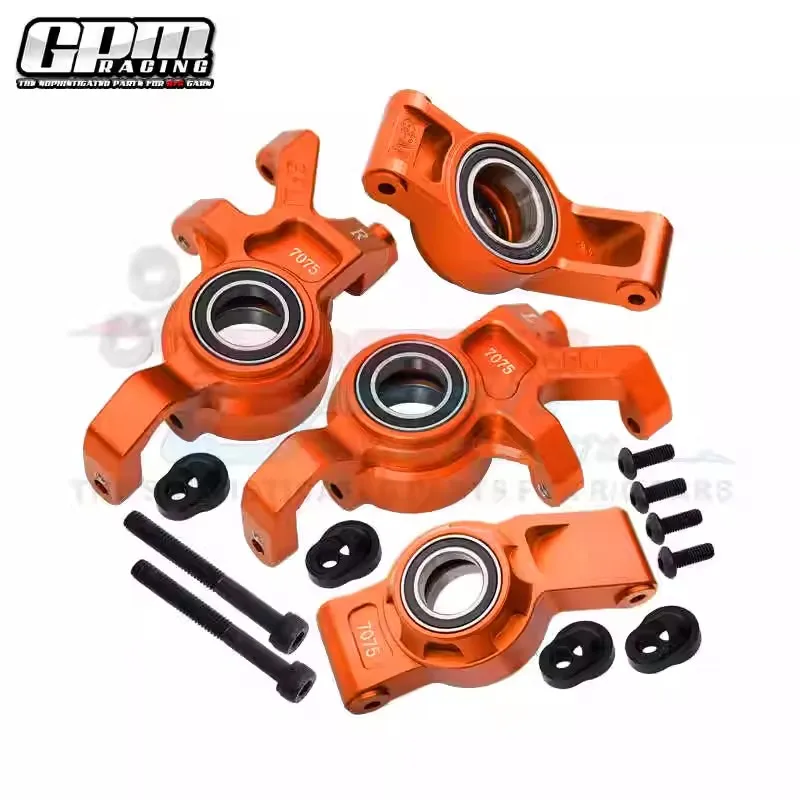 Передняя рулевая чаша GPM 7075 (большой подшипник) + Задняя тройной 7852 7737X для TRAXXAS X MAXX