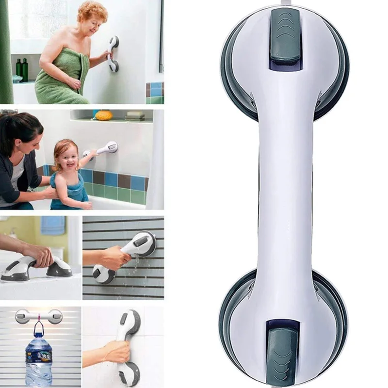 

Bathroom Helping Handle Anti Slip Support Grap Bar for Elderly Safety Bath Shower Grab Bar Strong Vacuum Suction Cup Non-slip
