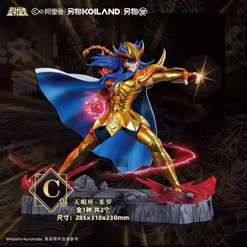 Подлинные аниме-фигурки Saint Seiya Bntsh Ichiban Kuji Дева Shaka Leo Aiolia Скорпион Milo фигурки