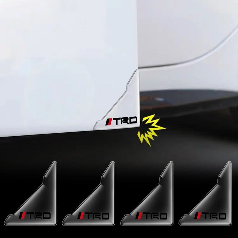 

Car Silicone Door Corner Anti-scratch Protector Auto Films for Toyota TRD Corolla Camry Rav4 Yaris Auris TRD C-HR Prius Avensis