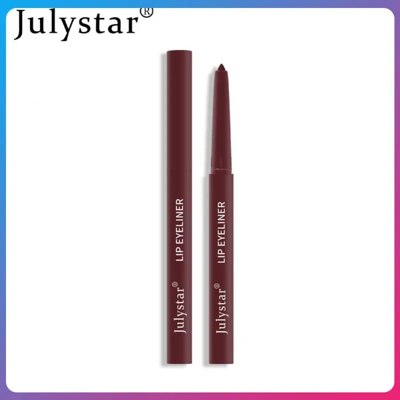 

6 Colors Lip Liner Lipstick Pen Waterproof Matte Lipsticks Pencil Contour Tint Sexy Red Matte Long Lasting Lipliner Cosmetics