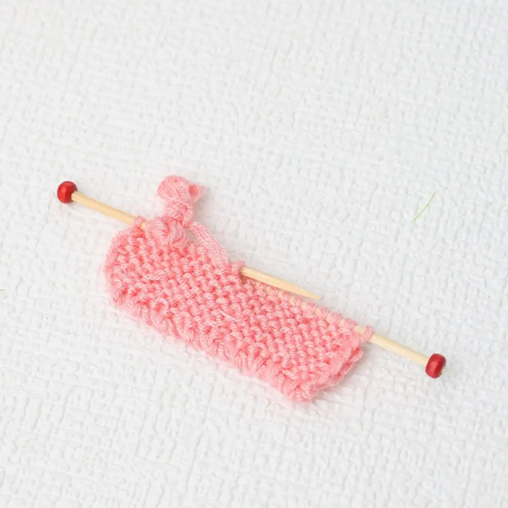 Миниатюрный вязаный свитер с толстой нитью модель имитации сцены реквизит