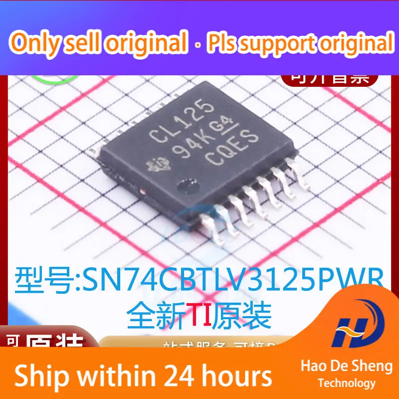 

10 шт./лот SN74CBTLV3125PWR Logo CL125 TSSOP14 новый оригинальный фотоаккумулятор