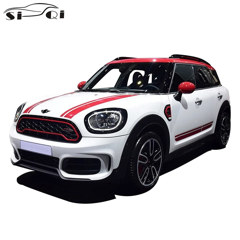 Наклейка на дверь автомобиля боковые полосы крышка капота двигателя обложка