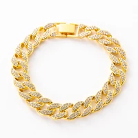 hip hop diamond anklet cuban necklace bracelet anklet trend beach jewelry anklet