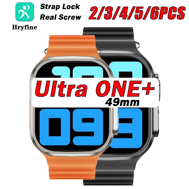 

Ultra ONE+ Smart Watch Wholesale 2/3/4/5/10PCS 49mm Women Men Strap Lock Real Screw Bluetooth Call Smart Watch