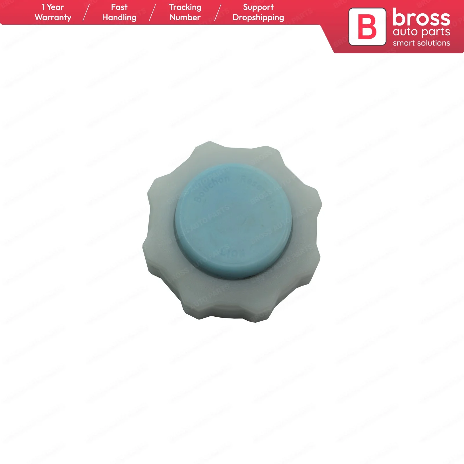 

Bross Auto Parts BSP808 Radiator Coolant Expansion Tank Cap Lid 7700805032 BLUE for Renault Alpine Fast Shipment Made in Turkey