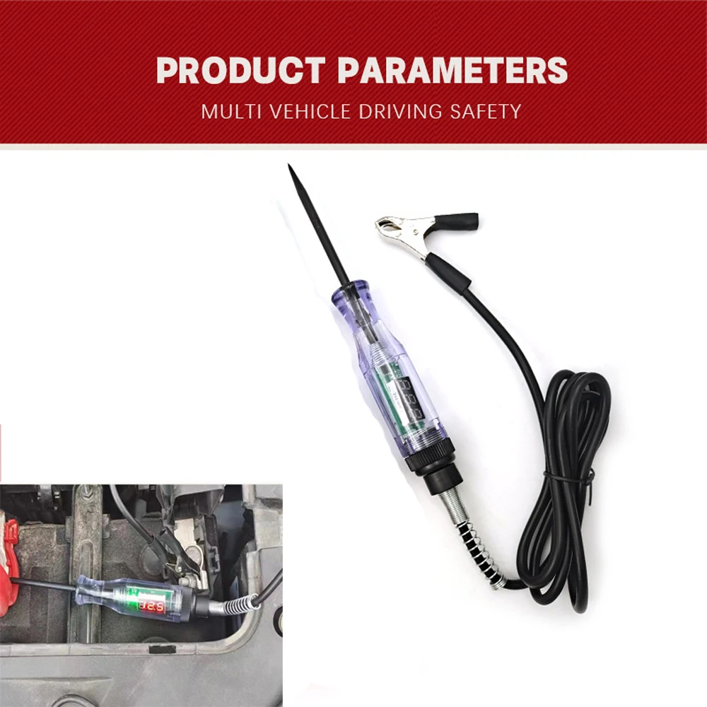 

For Car Repair Voltage Test Pen Measuring Tool Car Digital LCD Electric
