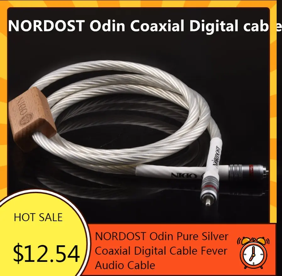NORDOST Odin Pure Silver Coaxial Digital Cable Fever Audio Audio Cable AES/EBU Signal Cable