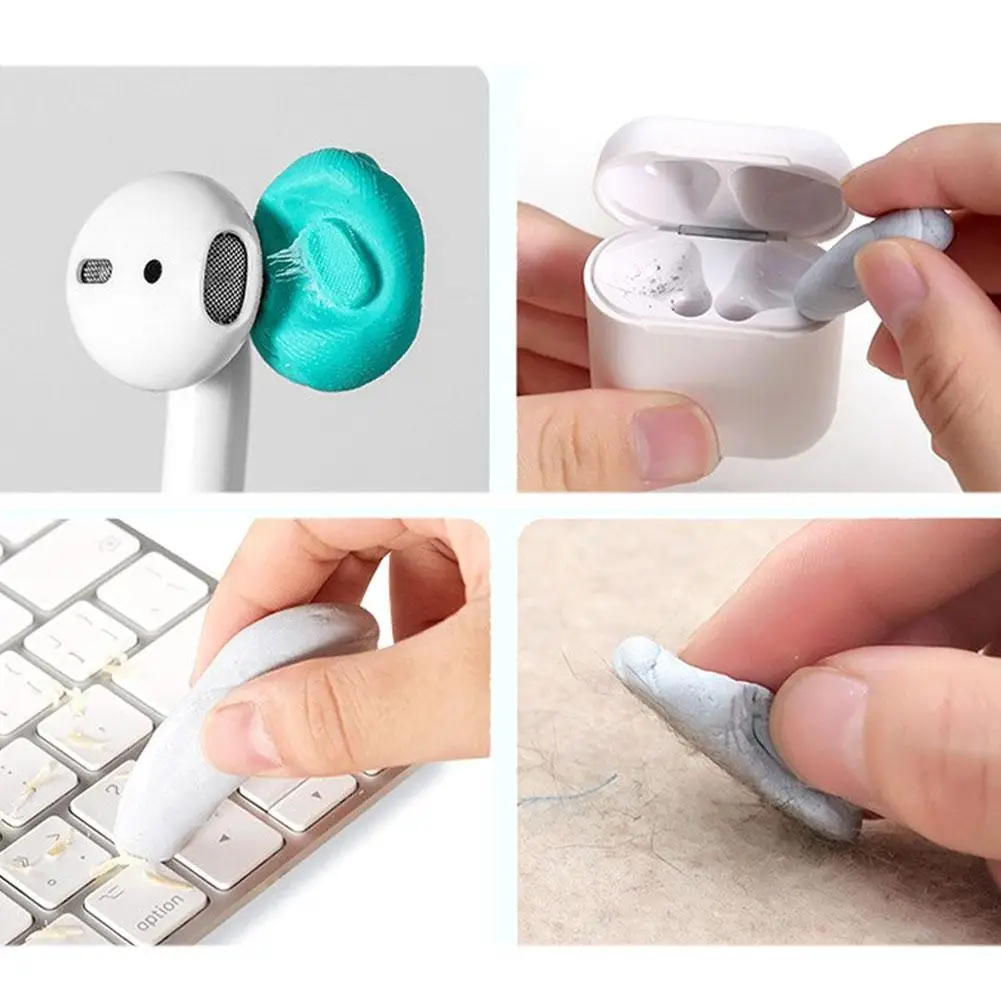 8pcs For Airpods Wireless Headset Cleaning Glue Dust Removable Non-marking Arphone Clay Cleaning Headset Accessories