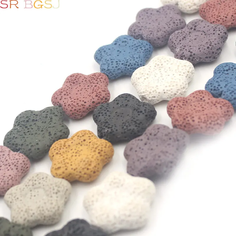 Бесплатная доставка 27 мм Красочные смешанные цвета плоский большой цветок Лава