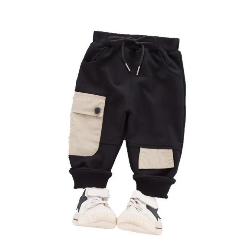 

New Spring Autumn Baby Girls Clothes Children Boys Clothing Cotton Pants Toddler Fashion Casual Costume Infant Kids LL26