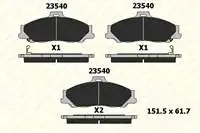 

B2354017314 for ten brake BALATASI RANGER 2.5td 4 × 4 04 2,5,, 4 × 4