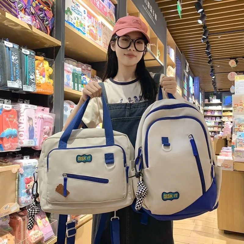 

Модный вместительный женский рюкзак, нейлоновые водонепроницаемые школьные сумки, удобные дорожные сумки, трендовые рюкзаки для хранения 2023